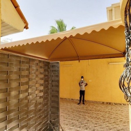 تركيب مظلات بي في سي ضد المطر والحراره في ابها 