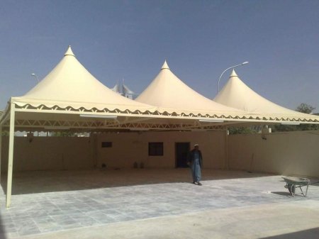 مظلات وسواتر بلقرن واحد رفيدة